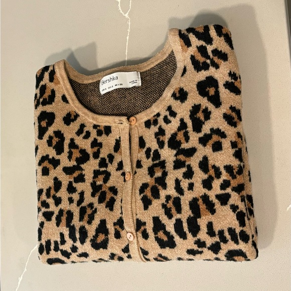 Bershka Leopard Cardigan - Picture 4 of 6